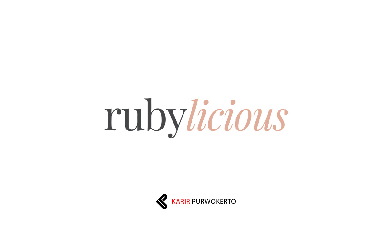 Lowongan Kerja Rubylicious Purwokerto