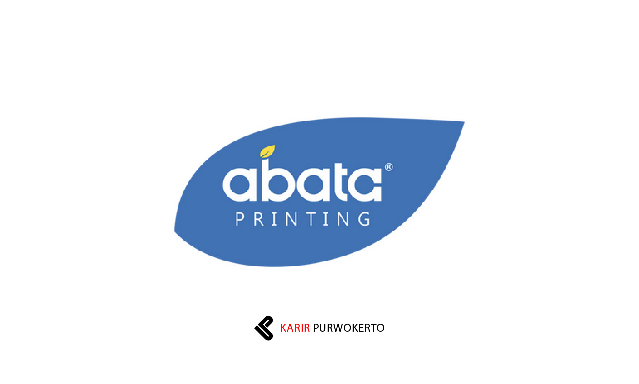 Lowongan Kerja Abata Printing