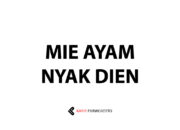 Lowongan Kerja Mie Ayam Nyak Dien Purwokerto