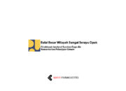 Rekrutmen Balai Besar Wilayah Sungai Serayu Opak (BBWS Serayu Opak)